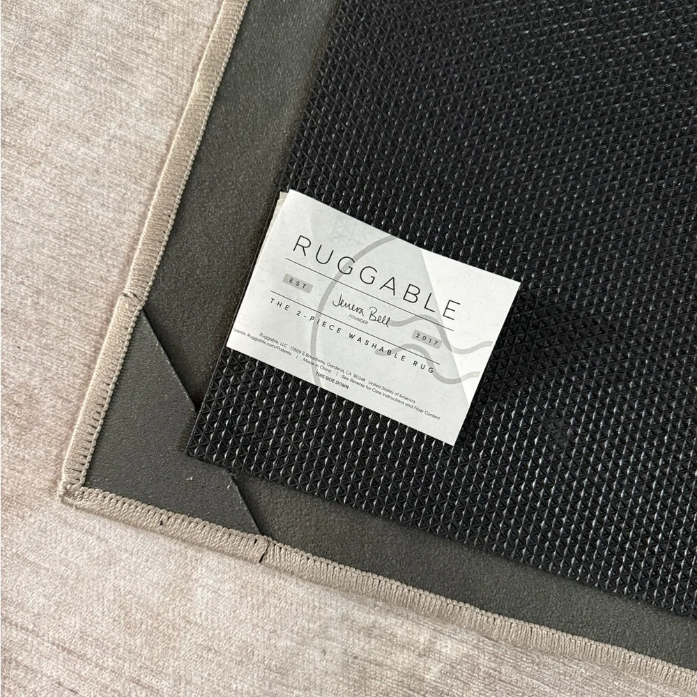 Geometric Pattern Area Ruggable 5 × 7 - Picture 2 of 2